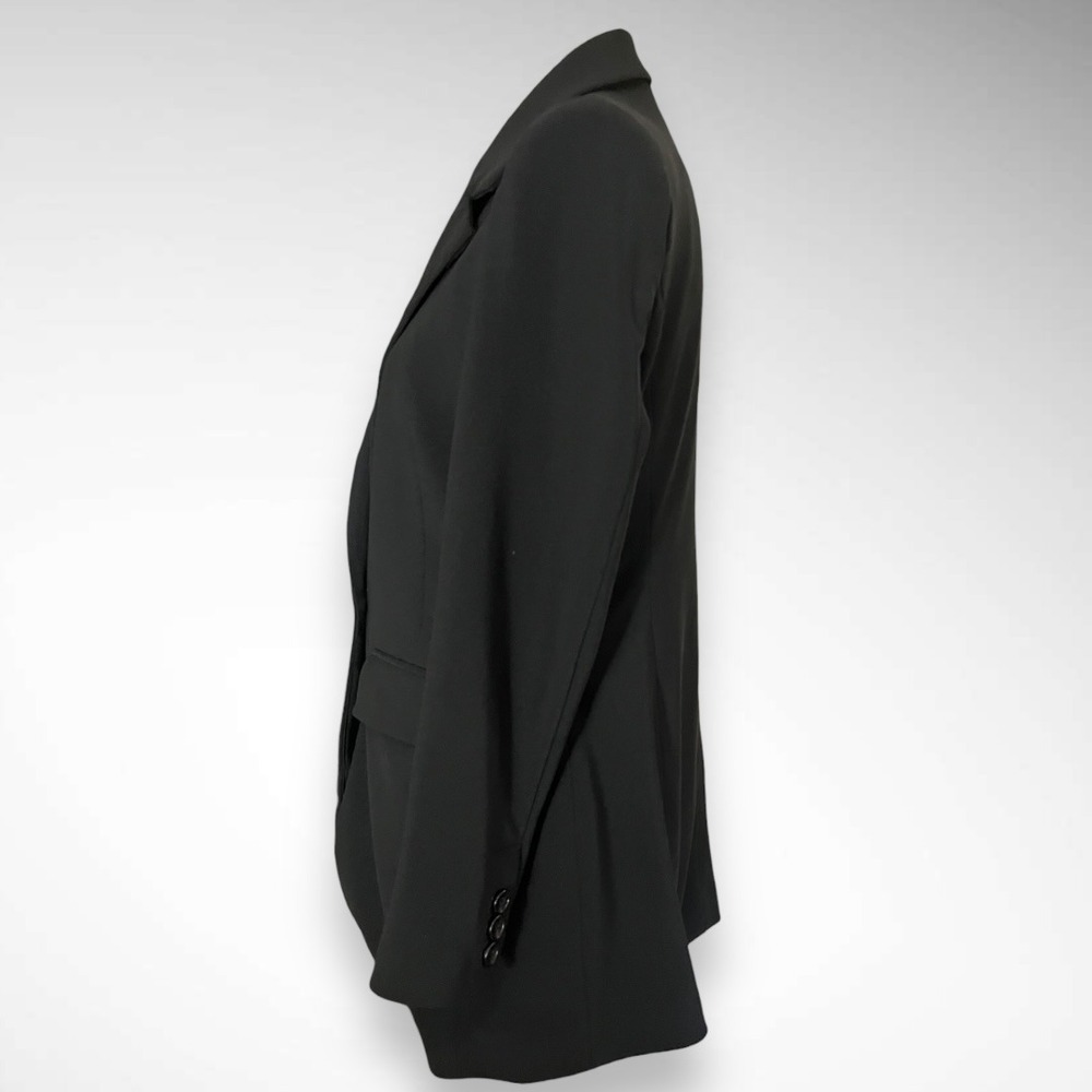 BOSTON PROPER Women's Black Beyond Travel Classic‎ Boyfriend Blazer | EUC - Picture 6 of 10